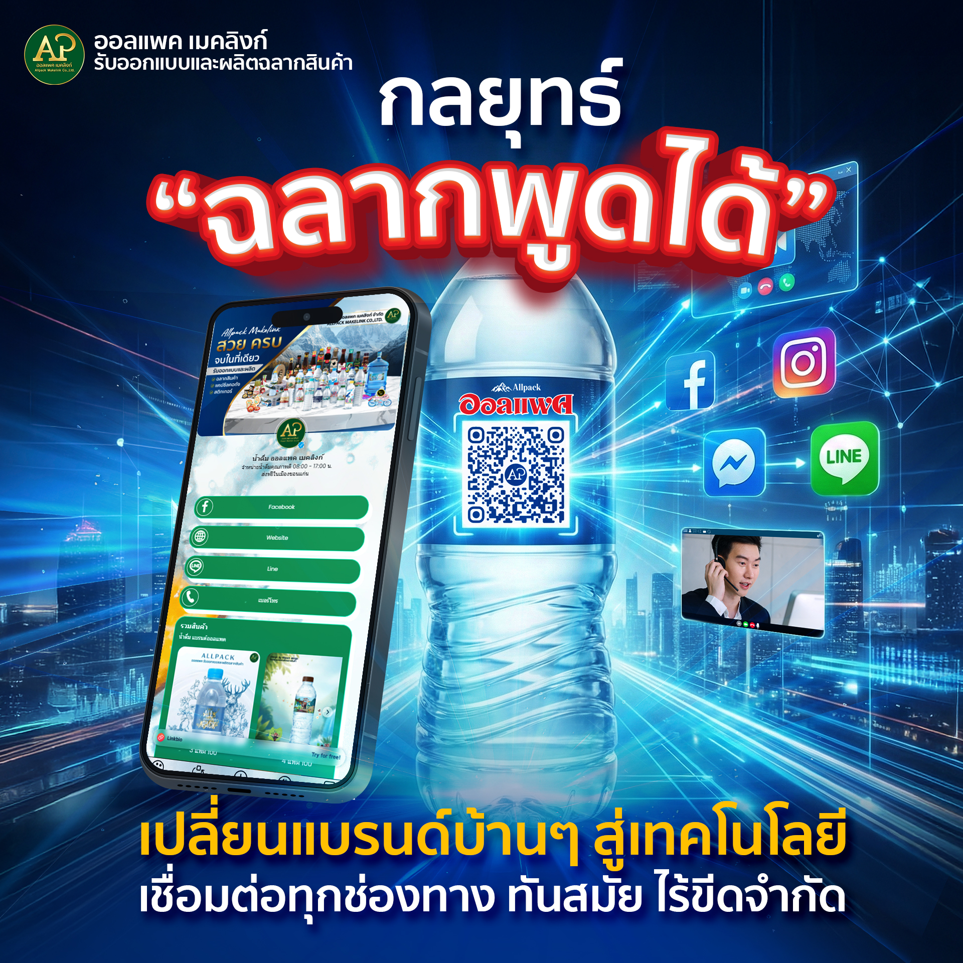 The Talking Label strategy Use insightful QR codes to transform your brand image from everyday to tech-savvy.